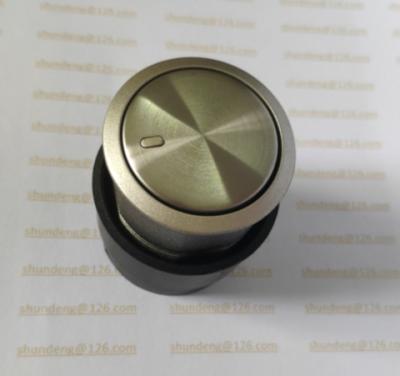 China Metal champagne knob  knob, can silver  knob  Rotary knob Pop-up knob Three gears switch OVEN SWITCH knob Metal knob for sale