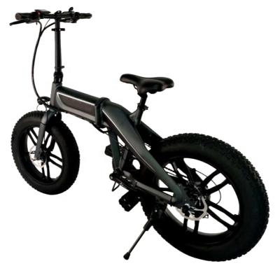 China New 20inch Powerful Folding Aluminum Alloy Bike 48V 500W Electric Cycle for sale