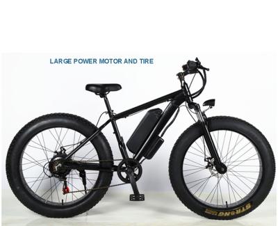 China 2021 Aluminum Alloy Electric Fat Tire 500w Fat Tire Electric Bicycle Bike for sale