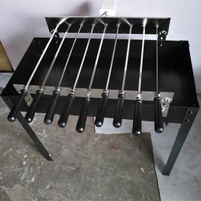 China Portable Homemade Brazilian Black Cyprus Grills Adjustable Size Charcoal Piece Iron 15kg Load 700x320mm 110/220/240V Powder Coating for sale