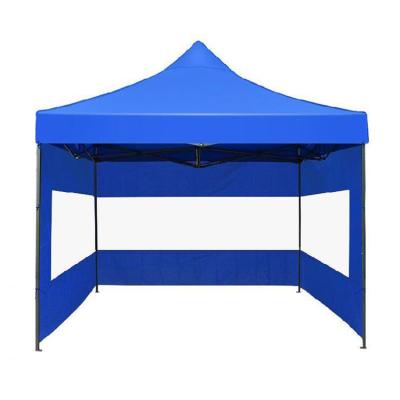 China Easy Folding Gazebo 3x6m Folding Portable Double Rooms Folding Marquee Canopy Trade Show Party Tent Gazebo With 4 Side Walls for sale