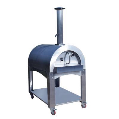 China Adjustable Height Hot Sale Stainless Steel Wood Fired Pizza Oven for sale