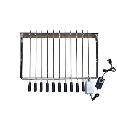 China Adjustable Height Spikes BBQ Charcoal Grill Accessories Kit Barbecue Grill Machine Rotisserie Grill for sale