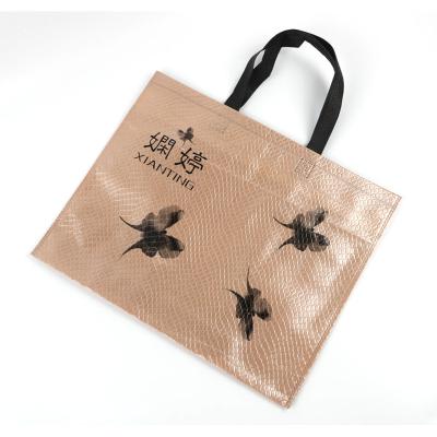 China Non Woven Fabric Recyclable Bags With Customized Logos And Outside Printing for sale