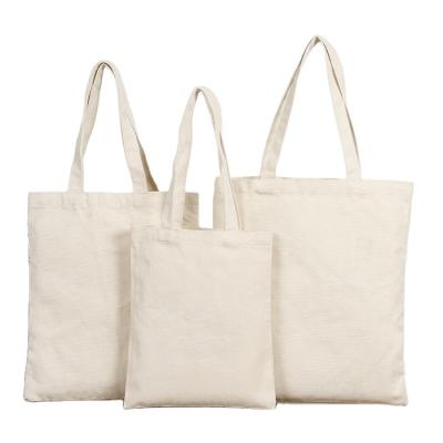 China Single handled canvas tote bags cotton bags with logo custom printed eco canvas shopping shoulder bag for sale