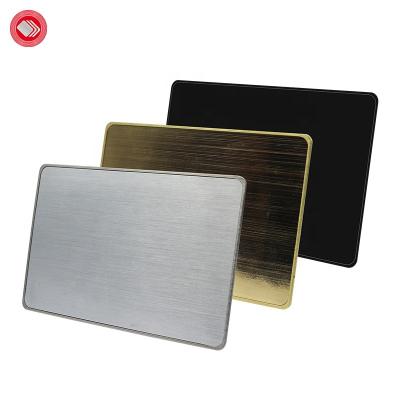 China Customized Zhongyuanda RFID Metal NFC Card 215 213 Chip Access Control Card Custom Model Scanned Metal NFC Card for sale