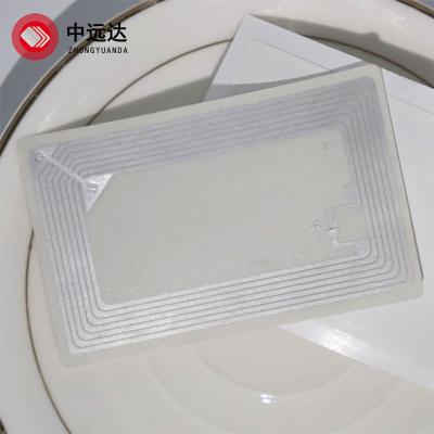 China Customized White RFID Inlay Sticker Tag Label For Library Or Management for sale