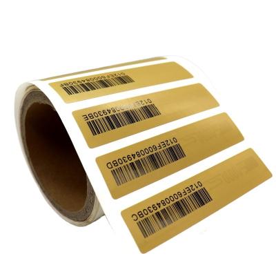 China Waterproof / waterproof UHF color label access control card printing QR RFID barcode retail logistics management UHF label sticker for sale