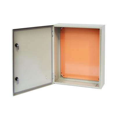 China Distribution Box Waterproof 600*600*200m Panel Galvanized Metal Box Steel Housing Single Door for sale