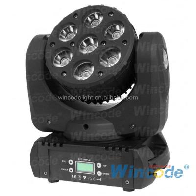 China DJ Lighting 7*10W Moving Head Beam LED Light with DMX Control for Night Club WOP-LM3006 for sale