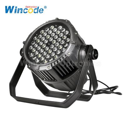 China Outdoor Waterproof Hotel Aluminum Die Casting 54x3W RGBW IP65 LED Par Box Stage Lights DJ Lights For Outdoor Show Night Club for sale