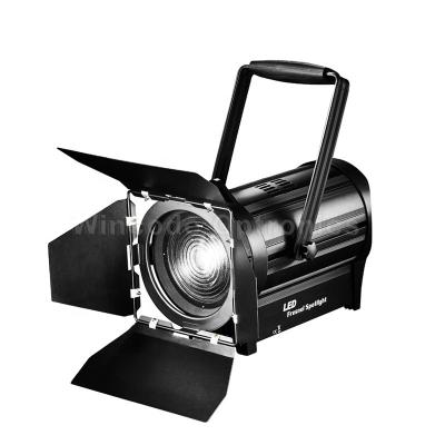 China Aluminum Alloy 3200K 5600K CRI95 300W LED Fresnel Stage Theater Light DMX512 Control for Studio TV Channel Disco Entertainment for sale