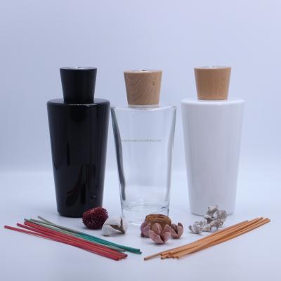 China Gift & Craft YZ-500# 500ml Essential Oil Reed Aroma Fiber Rattan Sticks Diffuser Glass Bottles Indoor Uses for sale