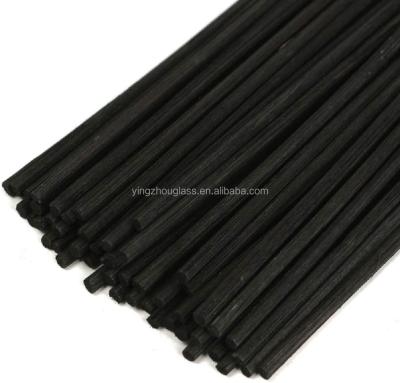 China Fiber Thatch Hot Selling Aroma Reed Fragrance Black Rattan Sticks 1 - 6mm For Essential Oil Diffusers YF-RS for sale