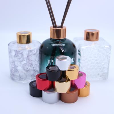 China Aluminum Reed Diffuser Bottle YZ-SAC-28# Reed Diffuser Glass Bottle Accessories Cap 24mm 26mm 28mm 30mm for sale