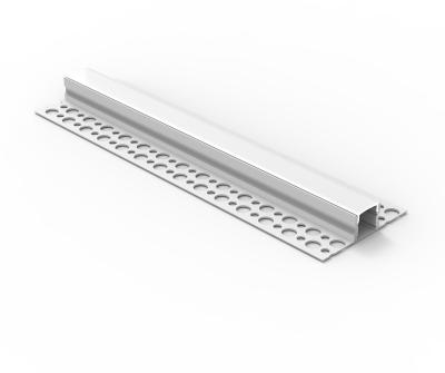 China Heat Resistance Led Aluminum Channel LED Aluminum Profile With PC Diffuser For Recessed Surface Mount For Gypsum Wall Drywall for sale