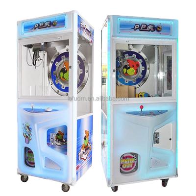 China arcade selling coin operated game machines for kids, so many simulator plush toys for crane claw game machine Lefu-011 for sale