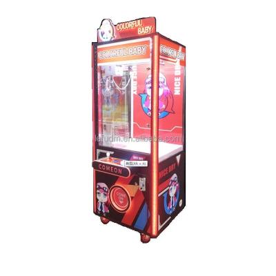 China 1 player Lefu-010 toy claw machine for adult, claw machine with bill acceptor for sale