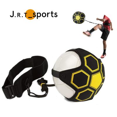 China SBR New Design Hands Free Adjustable Football Training Practice Soccer Kick Trainer for sale