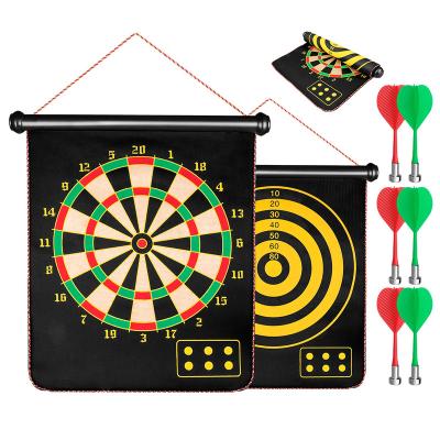 China Durable Newcomers Indoor 15 17inch Sport 12 Bracket Magnetic Dart Board Target for sale