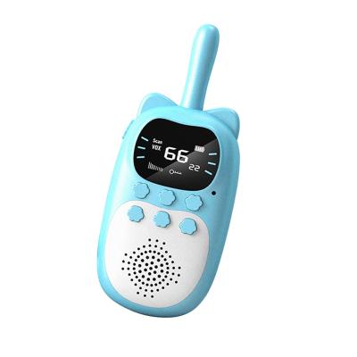 China Clear Sounds Children's Walkie Talkie Hand Walkie Talkie Christmas Gifts Mini Toys Children Kid Birthday Promotional Gift for sale