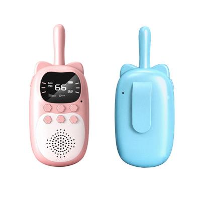 China Clear Sounds Children's Walkie Talkie Kids For Christmas Gift Birthday Gift Kids Walkie Talkie 22 Channels 3KM Rang Kids Walkie Talkies for sale