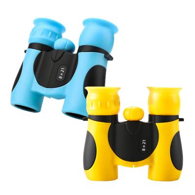 China Outdoor Sports 8x21 True High Resolution Binoculars For Kids Pink Telescope Customized Color for sale