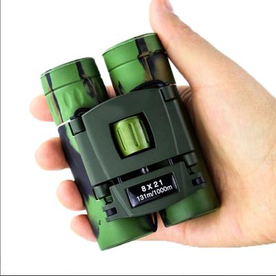 China Mini Outdoor Sports Zoom 8x21 Binoculars Kids Toy Binoculars for sale