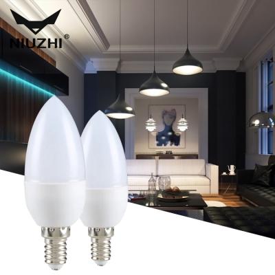 China Office Home Lighting Customized E14 E27 Base Led Bulb Light Factory Price Workshop 5w 7w Small Led Candle Bulb Light for sale