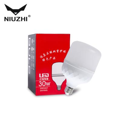 China Office High Quality Led Bulb E27 Led Bulb Plastic Coated Aluminum 5w 10w 15w 20w 30w 40w 50w Led Light Bulb for sale