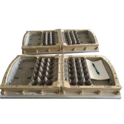 China 3D design/red sand casting machine/CNC polishing 12 pcs egg box pulp molding molds for molded pulping machine for sale