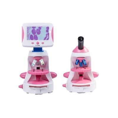 China DIY and so easy for kids to replace the lamp 2021 made in china top quality visual kids diy optical microscope for sale