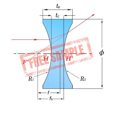 China Optical free sample, large catalog of off-the-shelf for fast delivery DOUBLE CONCAVE LENS /Factory offer for sale