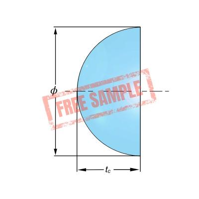 China Optical free sample, large catalog of off the shelf for fast delivery HALF BALL LENS /Factory offer for sale