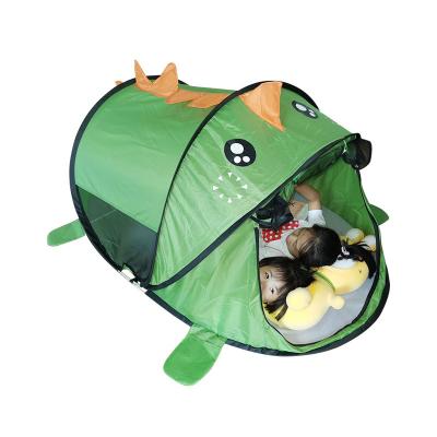 China Polyester Animal Cloth Tent Soft Toy Indoor Children's Play House Cartoon Dinosaur Kids Quick Open Tent for sale