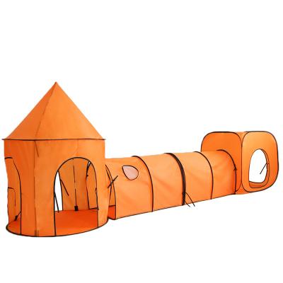 China Toy Tent Kids Soft Toy Tents for Indoor Outdoor 3pc Children Play Tent with Tunnel and Ball Pit Kids Play House Playhouse for sale