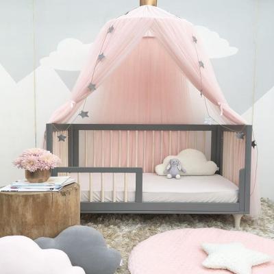 China New Style Folded Royal Baby Room Canopies Tent Dome Bed Canopy Netting Mosquito Net For Kids for sale