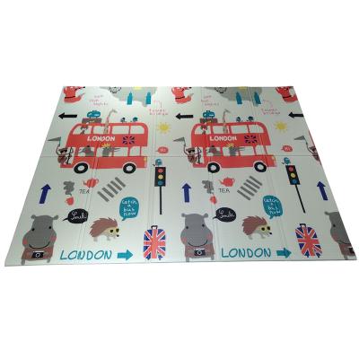 China Eco-freindly Folding Big Baby Mat Waterproof XPE Kids Double Sided Crawling Floor Playmats for Infants Toddler (Size 180*200cm) for sale