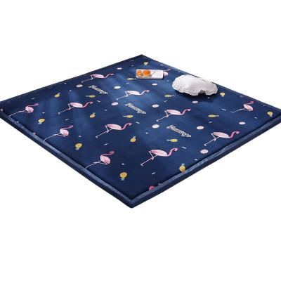 China Comfortable 3CM Thicken Soft Plush Non-slip Children's Crawling Blankets For Baby Bedroom Living Room Coral Velvet Floor Mats for sale