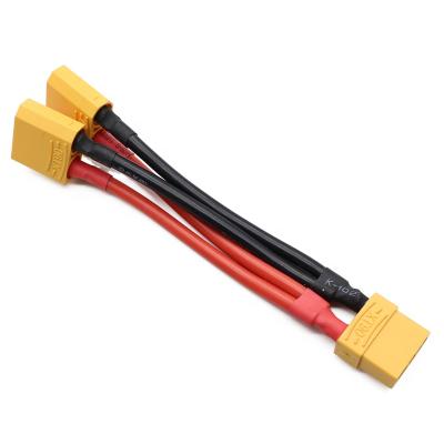 China XT90 High Current Load Lead Cable With 12awg Length Silicone Cable Assemblies Custom Banana Plugs for sale