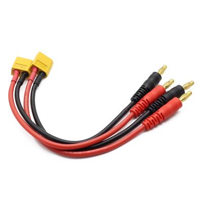 China High Current XT60 to 4.0mm Banana Plug Balance Charging Cable Adapter Connectors for RC Helicopter Quadcopter Lipo Battery Male Plug Charging for sale