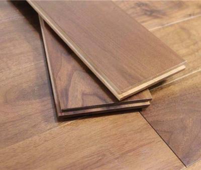 China Good Luxury Solid Flooring Black Walnut Wood Flooring Factory Price Modern Directly Offer for sale