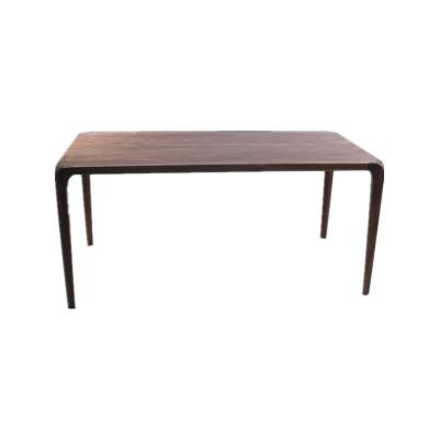 China High grade unique black walnut dining table coffee table family nordic modern japanese dining table solid wood for sale