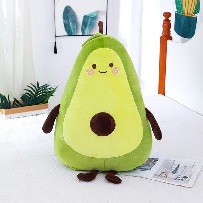 China Home Deco 35cm Avocado Plush Toy Cute Soft Stuffed Fruit Avocado Plushie Pillow Avocado Dolls In China for sale