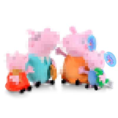 China Plush Sofe Stuffed Toy Hot Sale 30cm Pepa Pig Plush Piggy Stuffed Pepa Pig Toys For Children Cute Soft Gift for sale