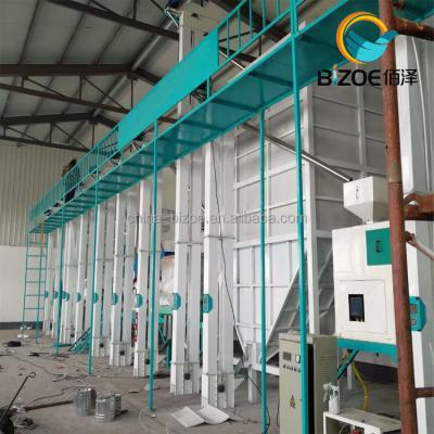 China White rice processing rice mill machine 30tpd Sri Lanka / automatic rice mill machine factory with good quality for sale