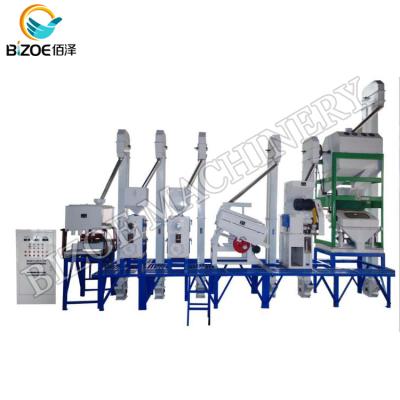 China Rice Mill Industry Automatic 20tpd Rice Mill Machine Combined Machine for sale