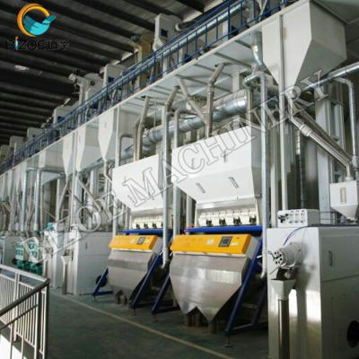 China Rice Processing Industry Rice Mill Machine Rice Mill Machine 120tpd Rice Machine Complete Set for sale