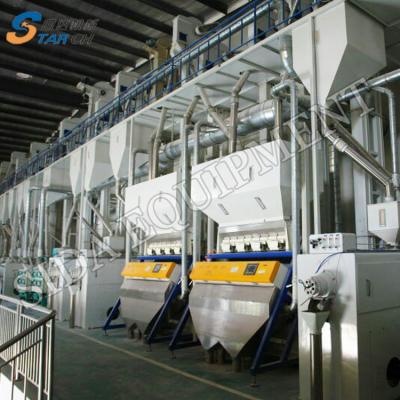 China Rice Processing Industry 150t Per Day Rice Packing Mill Machine for sale