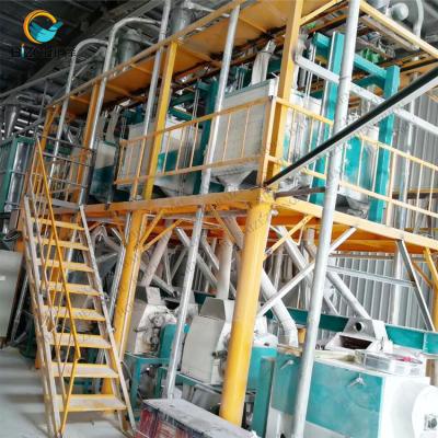 China 100 Ton Africa Full Automatic Maize Food Flour Mill Machine Maize Grinder Machine Grinding Milling Machine for sale